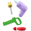 image:imageSkip Hop 4Piece Toy Tool Set for Toddlers Ages 2 Zoo Crew Tool Set Toy4piece Toy Tool Play Set