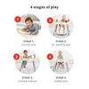 image:imageSkip Hop Baby Activity Play Bouncer for Baby Ages 4m Silver Lining Cloud FoldableExplore  More Activity Center