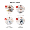 image:imageSkip Hop Baby Activity Play Bouncer for Baby Ages 4m Silver Lining Cloud FoldableSilver Lining Cloud Activity Center