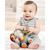 image:imageSkip Hop Bandana Buddies Baby Activity and Teething Toy with MultiSensory Rattle and Textures FoxElephant