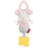 image:imageSkip Hop Bandana Buddies Baby Activity Chime amp Teether Stroller Toy MouseMouse