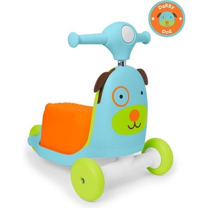 image:imageSkip Hop 3in1 Baby Activity Push Walker amp Ride On Scooter Toy DogDog