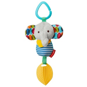 image:imageSkip Hop Bandana Buddies Baby Activity and Teething Toy with MultiSensory Rattle and Textures FoxElephant Chime  Teether