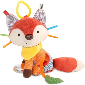 image:imageSkip Hop Bandana Buddies Baby Activity and Teething Toy with MultiSensory Rattle and Textures FoxFox