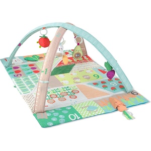 image:imageSkip Hop Tummy Time Mat 3in1 Activity Baby Play Gym Age 02y Farmstand Grow amp Play GreenFarmstand Play Gym