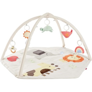 image:imageSkip Hop Tummy Time Mat 3in1 Activity Baby Play Gym Age 02y Farmstand Grow amp Play GreenGeometric Wonders Play Gym