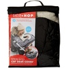 image:imageSkip Hop All Seasons Baby Car Seat Cover 4 in 1 Universal Fit with UPF40 Sunshade and Water Resistant Fabric OatBlack