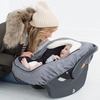 image:imageSkip Hop All Seasons Baby Car Seat Cover 4 in 1 Universal Fit with UPF40 Sunshade and Water Resistant Fabric OatHeather Grey