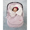 image:imageSkip Hop All Seasons Baby Car Seat Cover 4 in 1 Universal Fit with UPF40 Sunshade and Water Resistant Fabric OatPink Heather