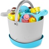 image:imageSkip Hop Baby Bath Toy Filled Bucket Bath Toy amp Bucket Gift Set GreyBath Bucket  Toys Gift Set
