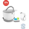 image:imageSkip Hop Baby Bath Toy Filled Bucket Bath Toy amp Bucket Gift Set GreyBlue
