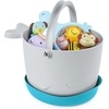 image:imageSkip Hop Baby Bath Toy Filled Bucket Bath Toy amp Bucket Gift Set GreyMoby