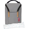 image:imageSkip Hop Baby Bottle Bag Grab amp Go Grey Melange 675x35x9 Inch Pack of 1BlackWhite