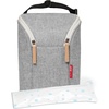 image:imageSkip Hop Baby Bottle Bag Grab amp Go Grey Melange 675x35x9 Inch Pack of 1Grey melange