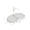 image:imageSkip Hop Baby Changing Pad Nursery Style WipeClean Contoured with Cushioned Foam NonSkid Base Builtin Safety Belt amp TuckAway Toy Bar Grey16 Grey