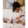 image:imageSkip Hop Baby Changing Pad Nursery Style WipeClean Contoured with Cushioned Foam NonSkid Base Builtin Safety Belt amp TuckAway Toy Bar Grey16 Lightup Oat