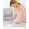 image:imageSkip Hop Baby Changing Pad Nursery Style WipeClean Contoured with Cushioned Foam NonSkid Base Builtin Safety Belt amp TuckAway Toy Bar Grey18 Grey