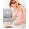 image:imageSkip Hop Baby Changing Pad Nursery Style WipeClean Contoured with Cushioned Foam NonSkid Base Builtin Safety Belt amp TuckAway Toy Bar Grey18 Oat