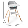 image:imageSkip Hop Baby High Chair 4in1 Convertible High Chair EON OatGreyWhite