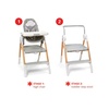 image:imageSkip Hop Baby High Chair 4in1 Convertible High Chair EON OatSittoStep