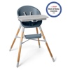 image:imageSkip Hop Baby High Chair 4in1 Convertible High Chair EON OatSlate Blue
