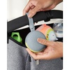 image:imageSkip Hop Baby Silicone Pacifier Holder Case with EasyAccess Opening and Strap Fits 2 Pacifiers OatGrey