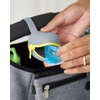 image:imageSkip Hop Baby Silicone Pacifier Holder Case with EasyAccess Opening and Strap Fits 2 Pacifiers OatGrey