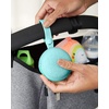 image:imageSkip Hop Baby Silicone Pacifier Holder Case with EasyAccess Opening and Strap Fits 2 Pacifiers OatLight Teal