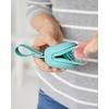 image:imageSkip Hop Baby Silicone Pacifier Holder Case with EasyAccess Opening and Strap Fits 2 Pacifiers OatLight Teal