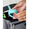 image:imageSkip Hop Baby Silicone Pacifier Holder Case with EasyAccess Opening and Strap Fits 2 Pacifiers OatLight Teal