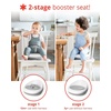 image:imageSkip Hop Booster Seat for Dining Table Sleek Seat Booster GreyWhite