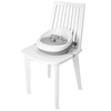 image:imageSkip Hop Booster Seat for Dining Table Sleek Seat Booster GreyWhite