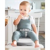 image:imageSkip Hop Booster Seat for Dining Table Sleek Seat Booster GreyWhite