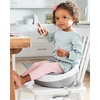 image:imageSkip Hop Booster Seat for Dining Table Sleek Seat Booster GreyWhite