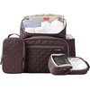 image:imageSkip Hop Diaper Bag Backpack Forma MultiFunction Baby Travel Bag with Changing Pad amp Stroller Attachment GreyChocolate