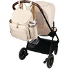 image:imageSkip Hop Diaper Bag Backpack Forma MultiFunction Baby Travel Bag with Changing Pad amp Stroller Attachment GreyForma Next Oat