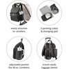 image:imageSkip Hop Diaper Bag Backpack Forma MultiFunction Baby Travel Bag with Changing Pad amp Stroller Attachment GreyForma Next Oat