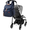 image:imageSkip Hop Diaper Bag Backpack Forma MultiFunction Baby Travel Bag with Changing Pad amp Stroller Attachment GreyNavy