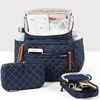 image:imageSkip Hop Diaper Bag Backpack Forma MultiFunction Baby Travel Bag with Changing Pad amp Stroller Attachment GreyNavy