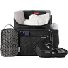 image:imageSkip Hop Diaper Bag Backpack Forma MultiFunction Baby Travel Bag with Changing Pad amp Stroller Attachment Jet BlackBlack