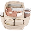 image:imageSkip Hop Diaper Bag Backpack Forma MultiFunction Baby Travel Bag with Changing Pad amp Stroller Attachment Jet BlackForma Next Oat