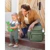 image:imageSkip Hop Diaper Bag Backpack Forma MultiFunction Baby Travel Bag with Changing Pad amp Stroller Attachment Jet BlackSage