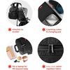image:imageSkip Hop Diaper Bag Backpack Forma MultiFunction Baby Travel Bag with Changing Pad amp Stroller Attachment Jet BlackSage
