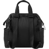 image:imageSkip Hop Diaper Bag Backpack Mainframe Large Capacity Wide Open Structure with Changing Pad amp Stroller Attachement Black with Gold TrimBlack