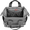 image:imageSkip Hop Diaper Bag Backpack Mainframe Large Capacity Wide Open Structure with Changing Pad amp Stroller Attachement Black with Gold TrimCharcoal