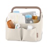 image:imageSkip Hop Diaper Caddy Organizer with Touch Sensor Night Light Nursery Style OatLightUp Diaper Caddy Oat
