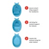 image:imageSkip Hop Infant Bath Tub 3Stage Grow With Baby Smart Sling MOBY Bathtub White Age 0Moby Blue Tub