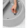 image:imageSkip Hop Infant Bath Tub 3Stage Grow With Baby Smart Sling MOBY Bathtub White Age 0Moby Grey Tub