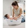 image:imageSkip Hop Infant Bath Tub 3Stage Grow With Baby Smart Sling MOBY Bathtub White Age 0Wave Tub