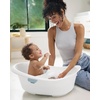 image:imageSkip Hop Infant Bath Tub 3Stage Grow With Baby Smart Sling MOBY Bathtub White Age 0Wave Tub